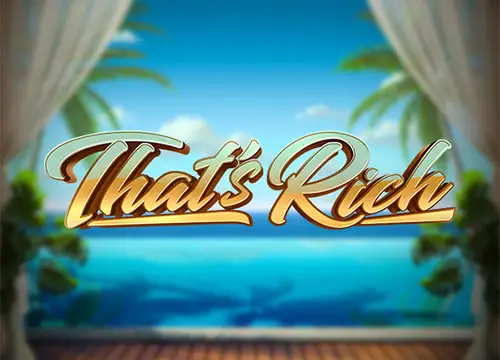 That's Rich placeholder