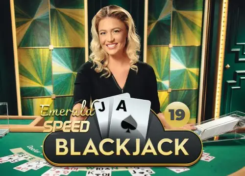 LIVE Speed Blackjack 19 - Emerald